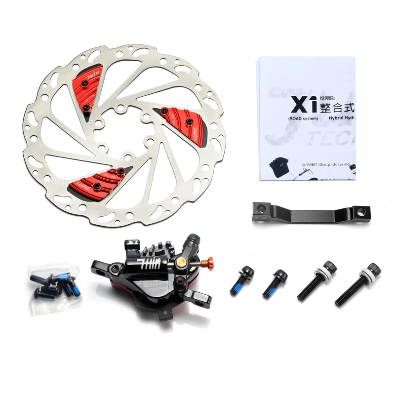 Плоскогубцы для дискового тормоза Juin Tech X1 160 мм красного цвета | Спорт и