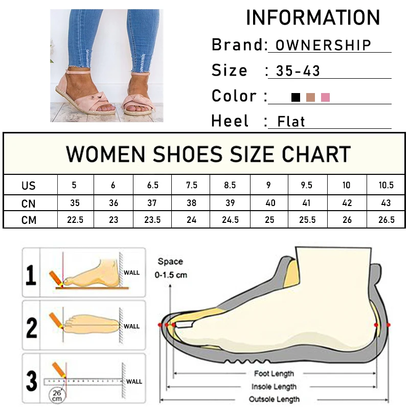 

2021 Women Buckle Bow Peep Toe Sandals Woman Summer Beach Sewing Flat Female Casual Outdoor Shoes Ladies Big Size 43 Footwear