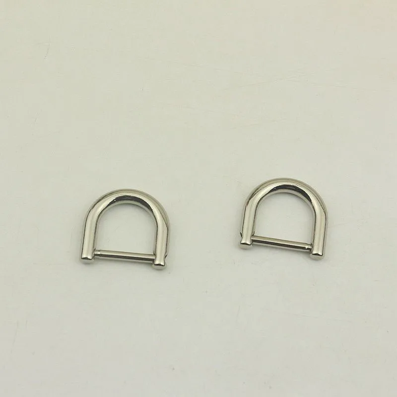 30Pcs 18mm Metal O D Ring Screws Buckle Handbag Connection Round Dee Rings Bag Hardware Clasp Hook Accessories