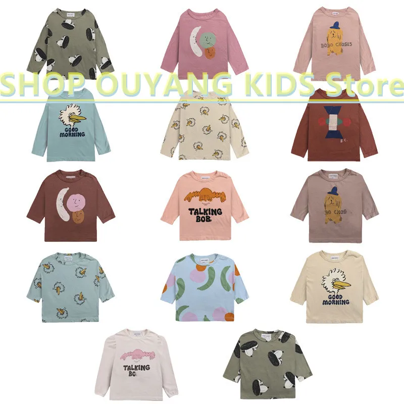 

Pre-sale BC 2021 New Long-sleeved T-shirts for Fall/winter fall clothes for kids toddler girl fall clothes 2021