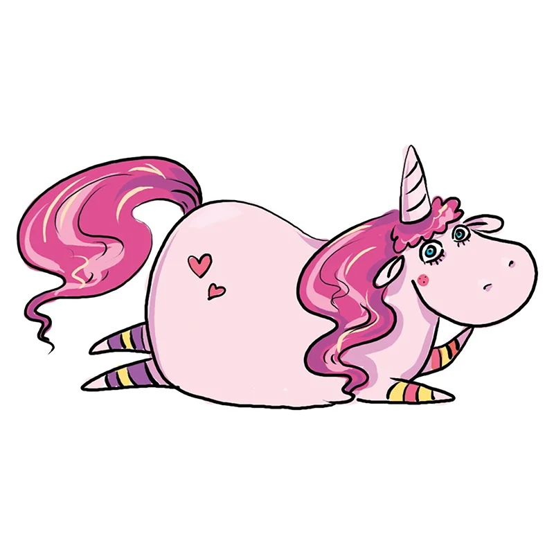 

Виниловые автомобильные наклейки с единорогом, 13 см x 6,6 см