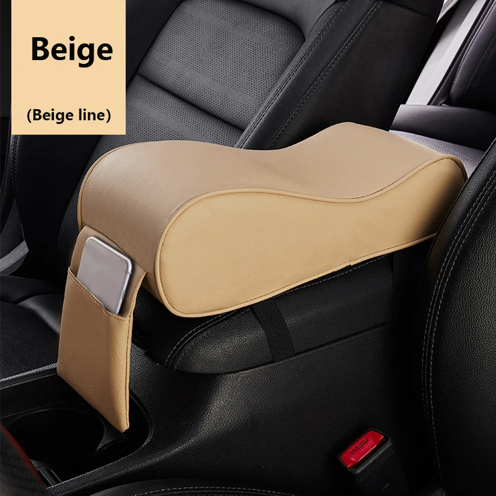 Car Armrest Box Mat Pad Memory Foam Cushion Center Console Pillow With Mobile Phone Holder Storage Bag | Автомобили и мотоциклы