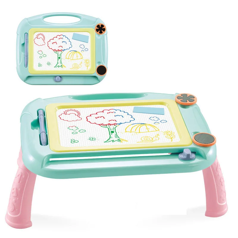 

Kids Drawing Toys Board Magnetic Drawing Board With Holder Reusable Graffiti Painting Boards Painting Desk Educational Toy Xmas