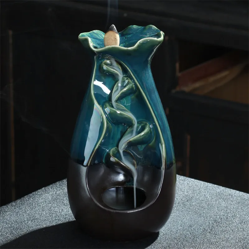 Флюоресцентная горелка водопад держатель для благовоний Декор дома и офиса