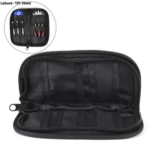 Новинка, аксессуары для дартс, чехол, кошелек, карманы, держатель, сумка для хранения, черный, прочный, 15,5 см x 7,5 см x 2,1 см