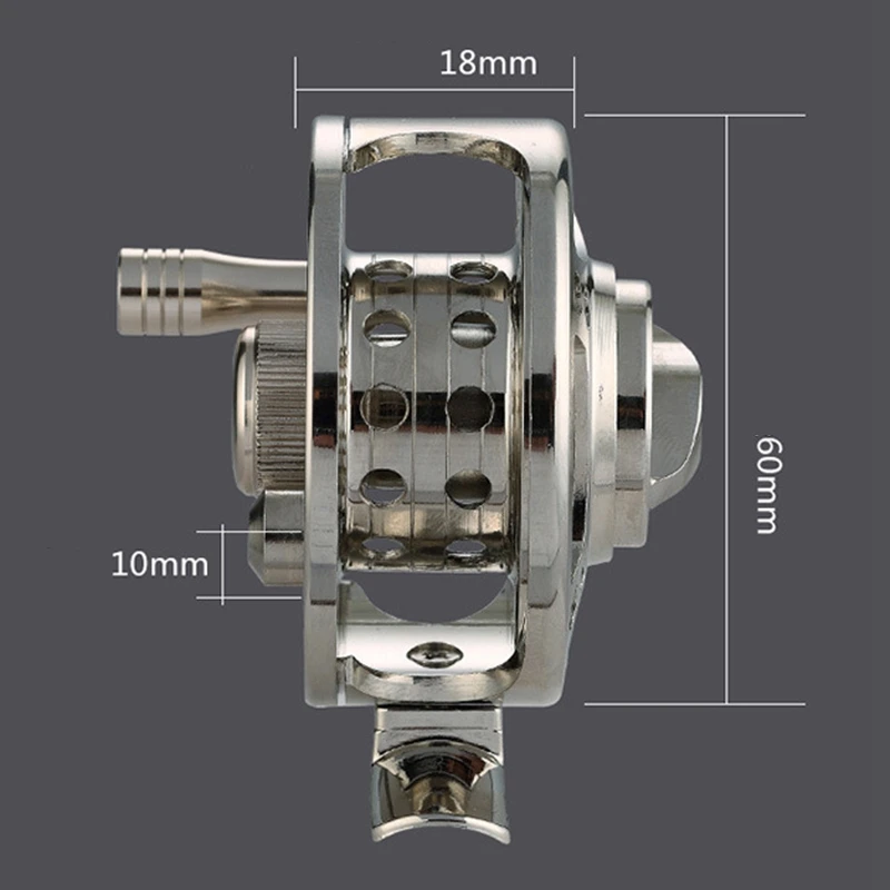 Полностью Металлическая Рыболовная катушка для ловли нахлыстом 2 + 1BB 1:1 из