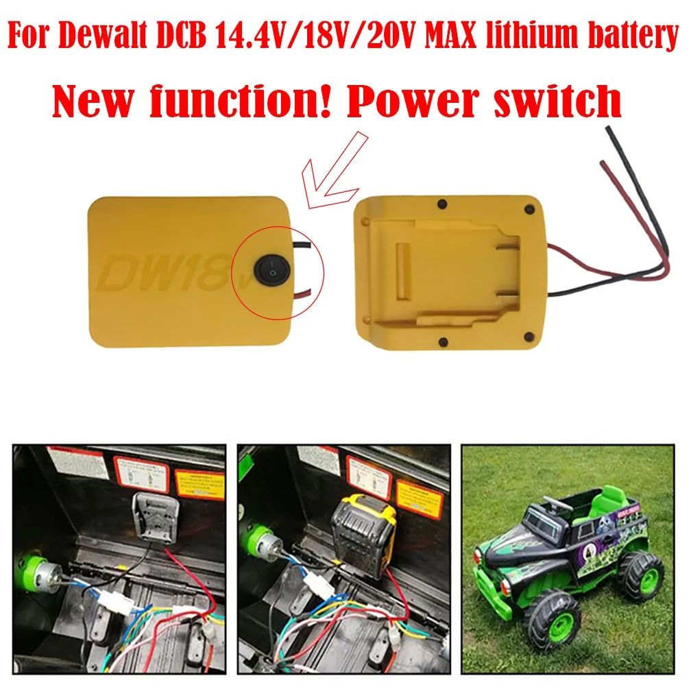 

1 шт., адаптер для аккумулятора Dewalt DCB 14,4 в 18 в 20 в