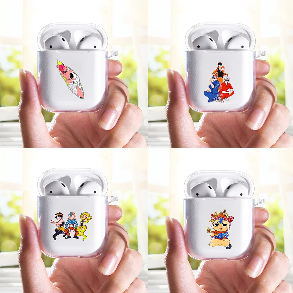 

New Cover for Airpods 1/2 Earphone JOJO 39 s Bizarre Adventure Japanese Protector Fundas Airpods Case Air Pods Charging Box Bags