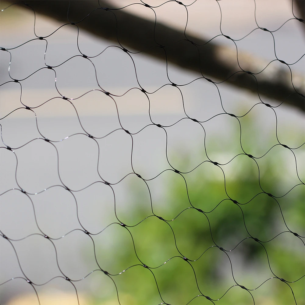 

5x12m Accessoires Easy Install Plant Vegetables Gardening Farmland Reusable Heavy Duty Durable Mesh Bird Netting For Fruit Trees