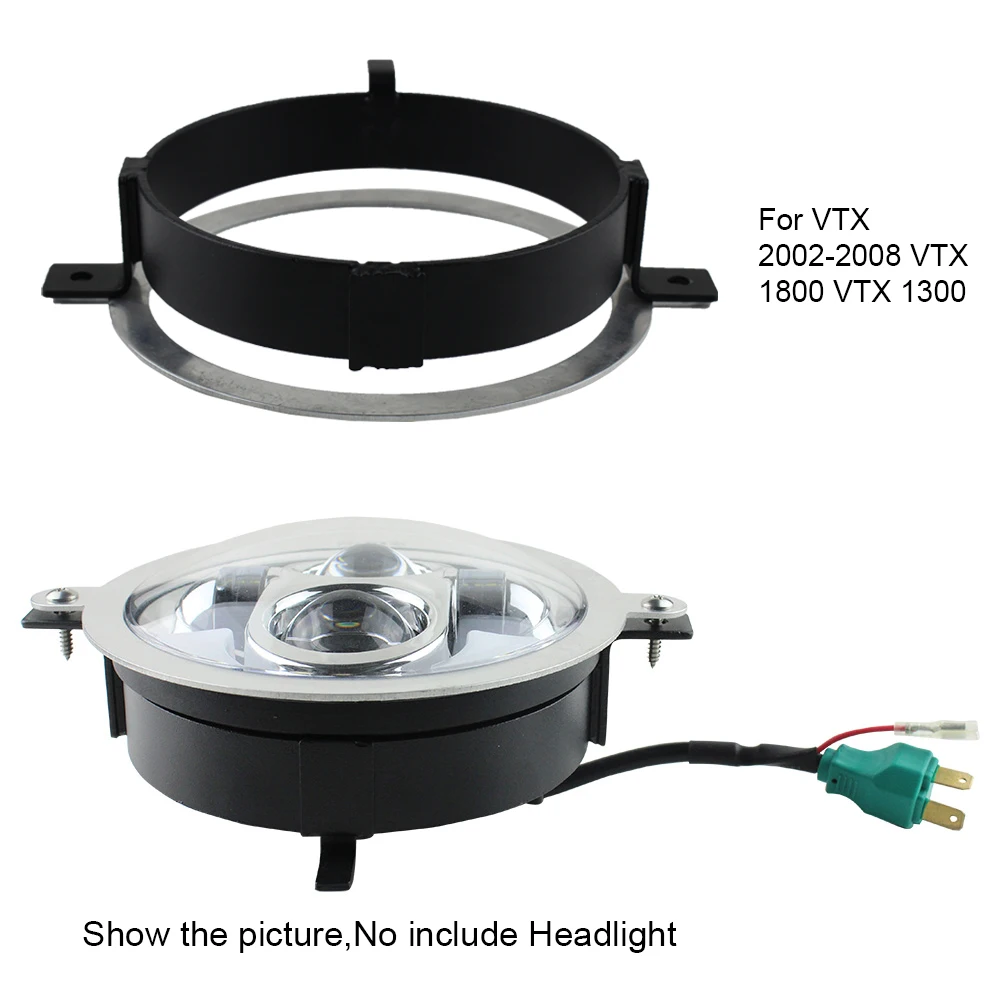 

Black headlight bracket kit for 5.75 Inch Motorcycle LED Headlight for Honda VTX 2002-2008 VTX 1800 VTX 1300 Accessories