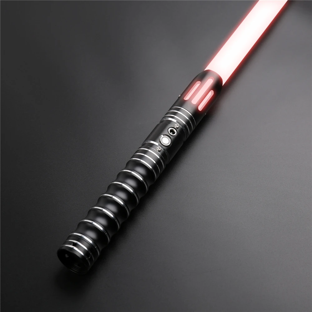 

CIELTAN Lightsaber Heavy Dueling Metal Handle RGB 12 Colors change 6 sets Soundfonts Force FX FOC Blaster Toys Gift laser Sword