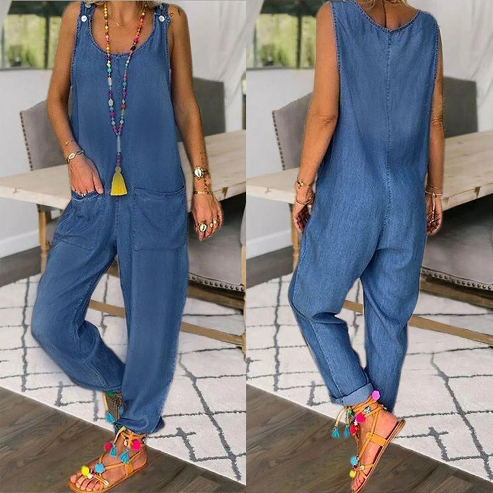 Женские повседневные однотонные сандалии с ремешками открытой спиной в