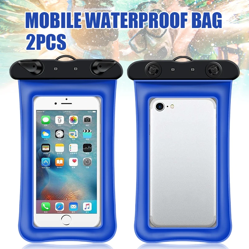 

Mobile Phone Waterproof Bag Drift Diving Thick Barrier-Free Transparent Waterproof Mobile Phone Case EDF