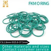 green fkm o rings seals thickness1 8mm 2525 826 5293031 532 533 534 535 536 537 5mm oring seal gasket fuel washer