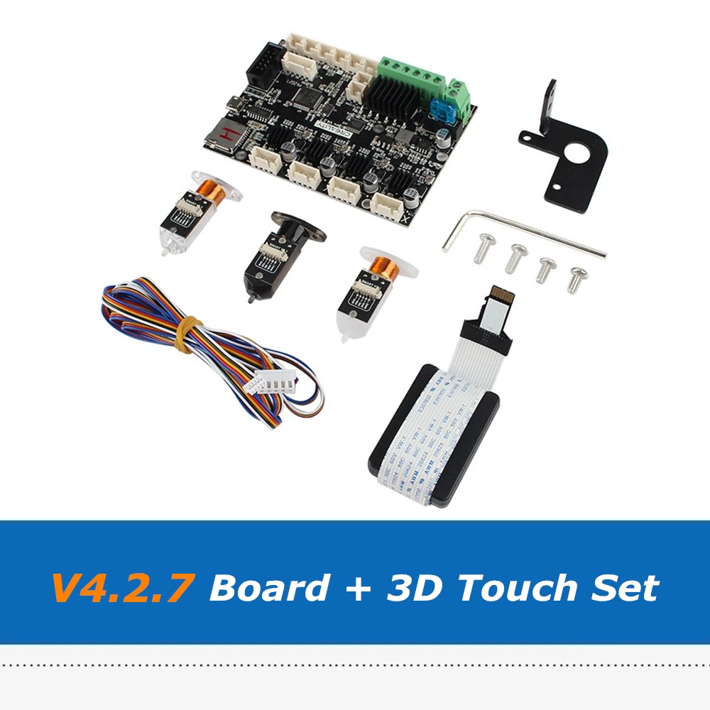silent ender 3 v4 2 7 control board 3d touch auto leveling sensor module kit set for creality 3d printer parts motherboard free global shipping