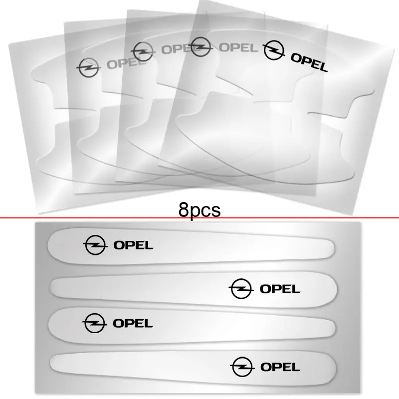 Car Transparent Handle Door Bowl Protection Film Stickers for Toyota TRD Logo Corolla Chr Avensis Yaris Camry Racing Accessories |