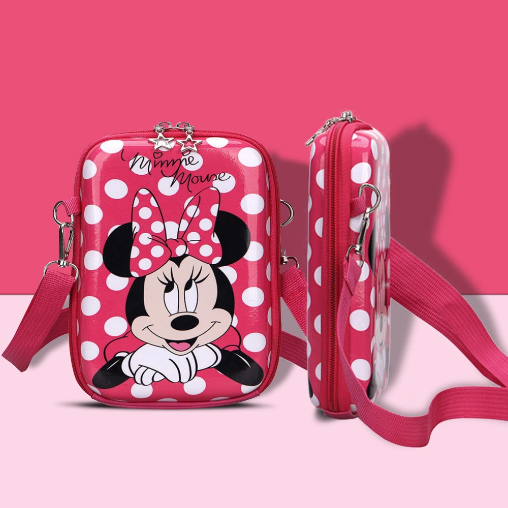 Сумка через плечо Disney Cartoon Micini для мальчиков и девочек, милая модная сумка-мессенджер, Детская сумка мобильный телефон