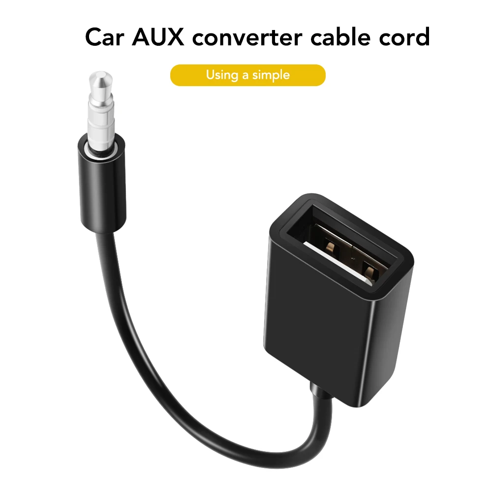 Кабель-преобразователь с разъемом 3 5 мм на USB автомобильные аксессуары для Hyundai