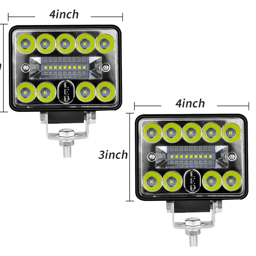 

4 дюйма светодиодный рабочий светильник бар 12v 24v для внедорожников с фронтальным погрузчиком автобус автомобиль лодка туман светильник авт...