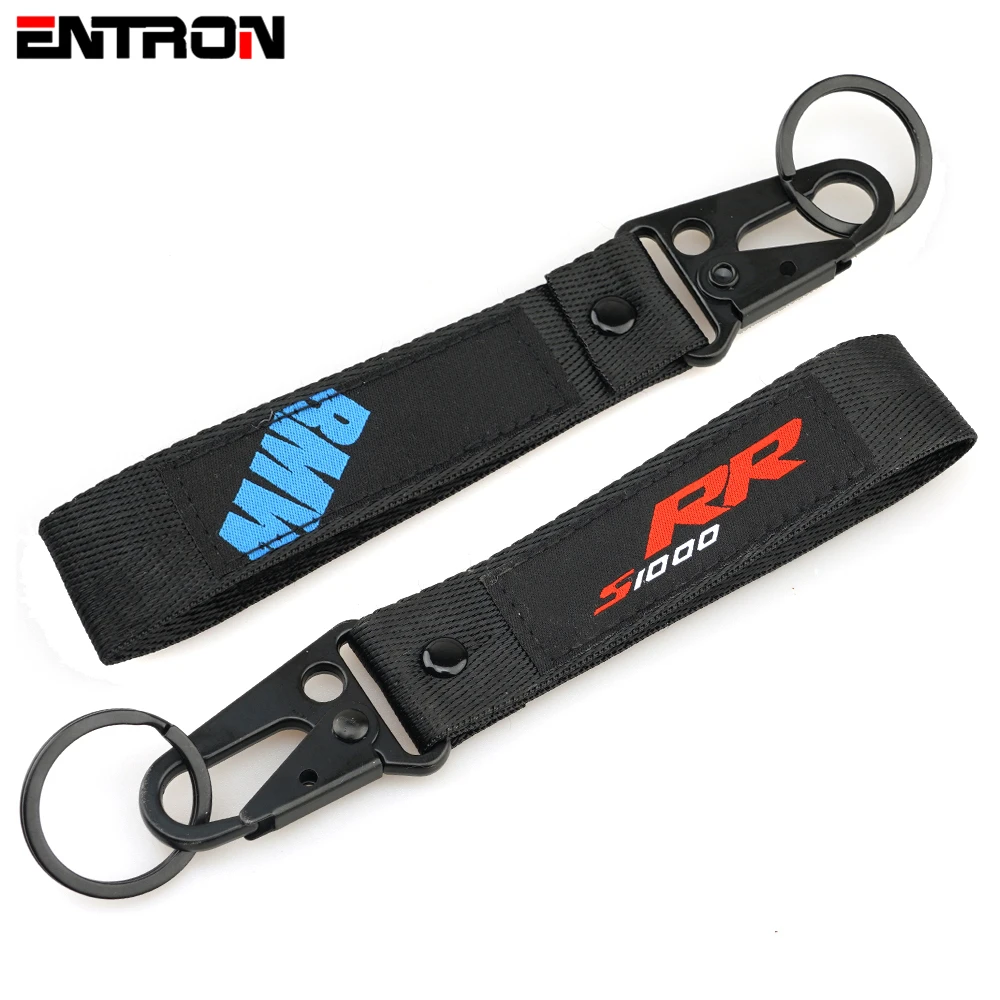 Motorbike Embroidered Keychain For BMW S1000RR HP4 S1000XR S1000R S1000 S 1000 RR Moto Keyring Key Chain Belt Key Ring Pendant