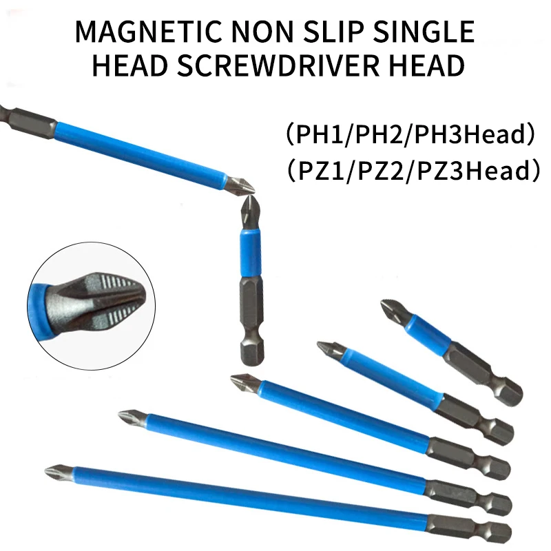 12Pcs Magnetic Screwdriver Bit Set Anti Slip Electric Power Multi-bit Tool Suit Alloy Steel Accessories | Инструменты