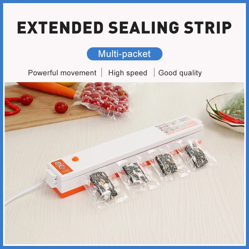 

VOCORY Household Food Vacuum Sealing Packaging Machine Sealer Vacuum Packer Keep Food Fresh Vacuum Food Sealer Kitchen Tool