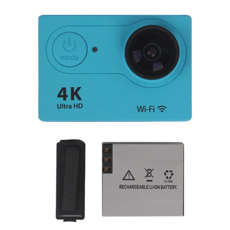 Скидка H9 Экшн-камера Ultra HD 4K 30fps WiFi 2,0 дюйма 170D Подводная Водонепроницаемая камера для видеозаписи на Шлем S Спортивная камера 30 #