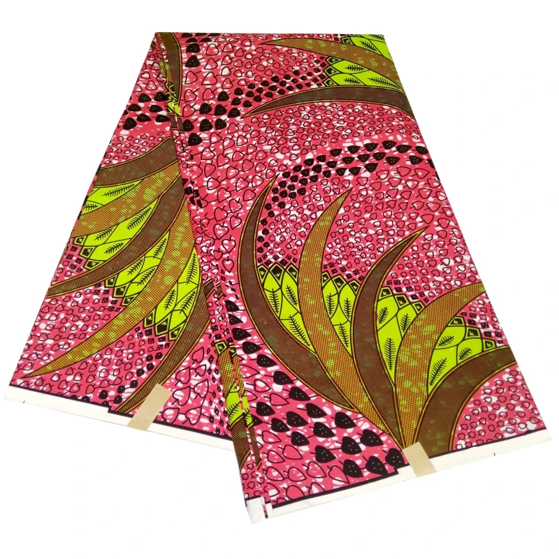 

6 ярдов, африканский батик из Анкары, ткань из натурального воска и полиэстера для вечернего платья, лоскутный альгодон