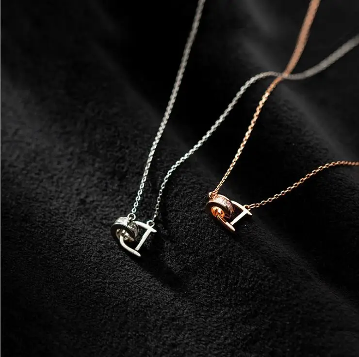

Silver Star Necklaces 925 Sterling Silver Pendants Necklaces with Cubic Zirconia Fashion Style
