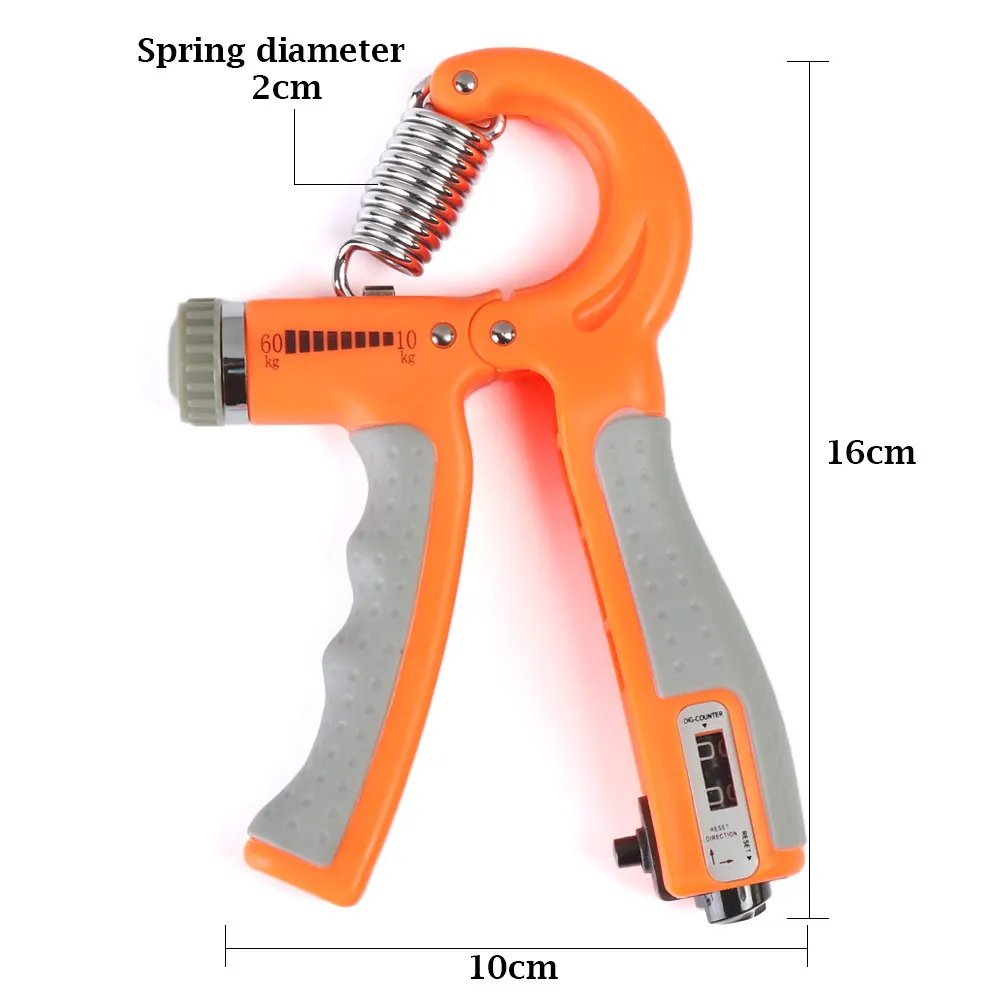 1 шт. 10-60 кг Регулируемая рукоятка силовая тренажер для рук кисти предплечья