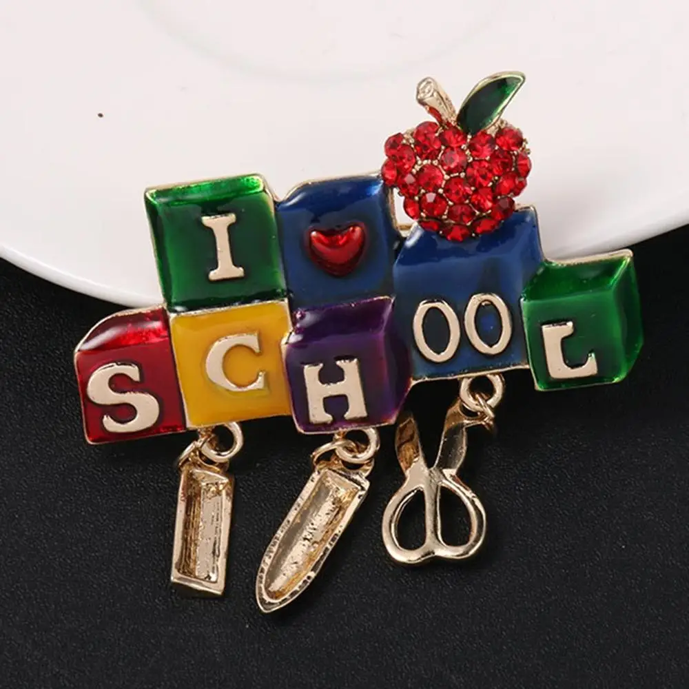 Женская брошь в форме белки из металлического сплава с надписью цветка розового