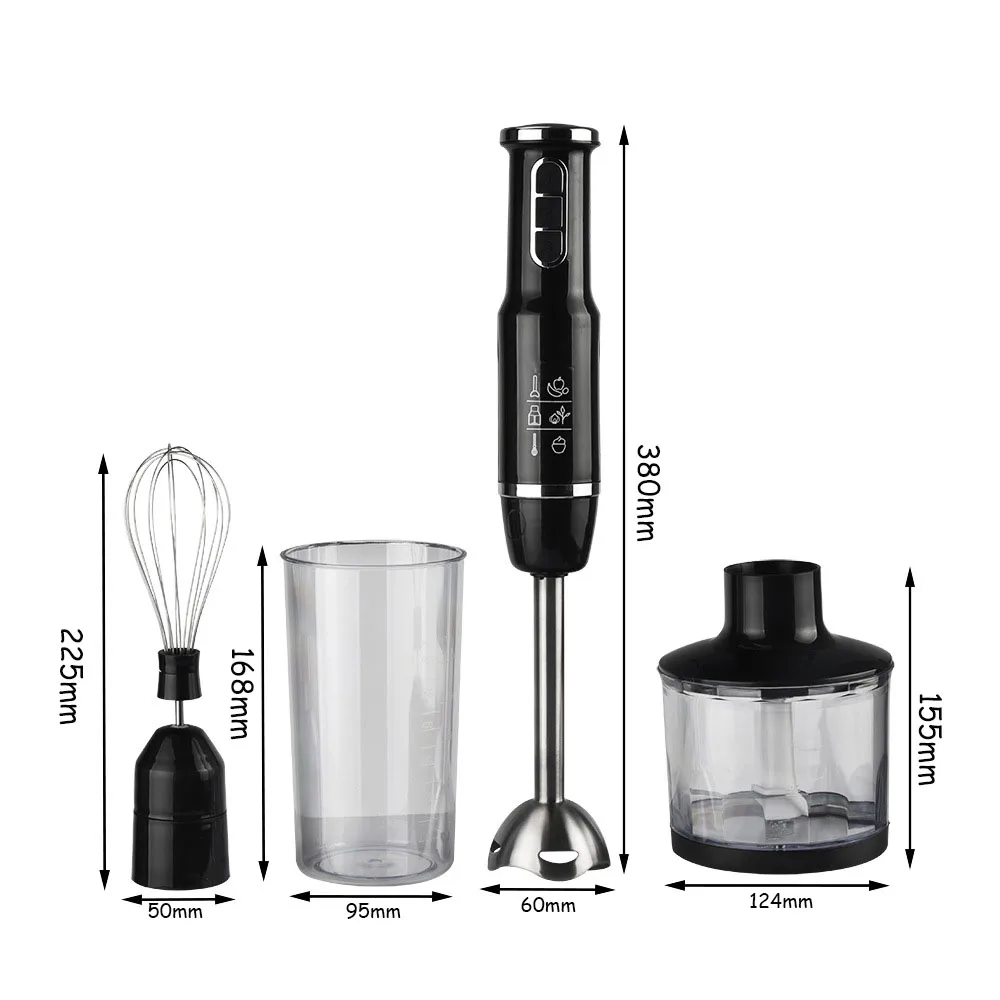 

Hand Blender Electric Cup Kitchen Portable Food Processor mixer juicer Vegetables Cook Multi Function EU