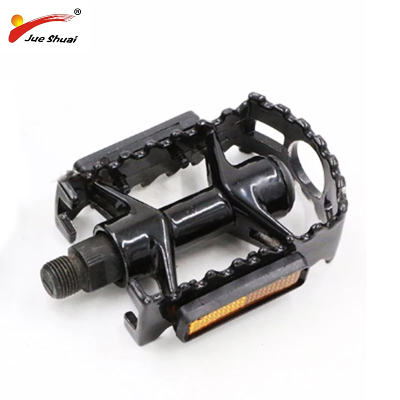 JS Ultralight Bicycle Pedal MTB Road Bike Accessory Part Yellow Reflector Anti-skipping Pedales Bicicleta Moutain Pedals | Спорт и