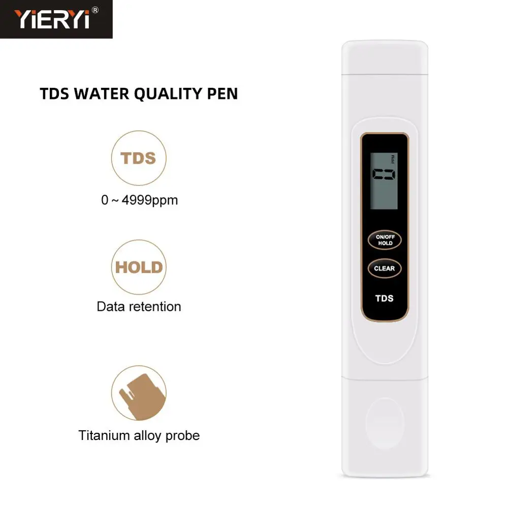 Цифровой измеритель воды TDS для тестирования гидропоника садоводства бассейна