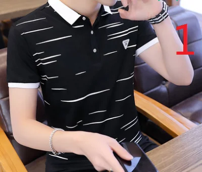 

2020 summer new loose Japanese printed round neck short-sleeved T-shirt men
