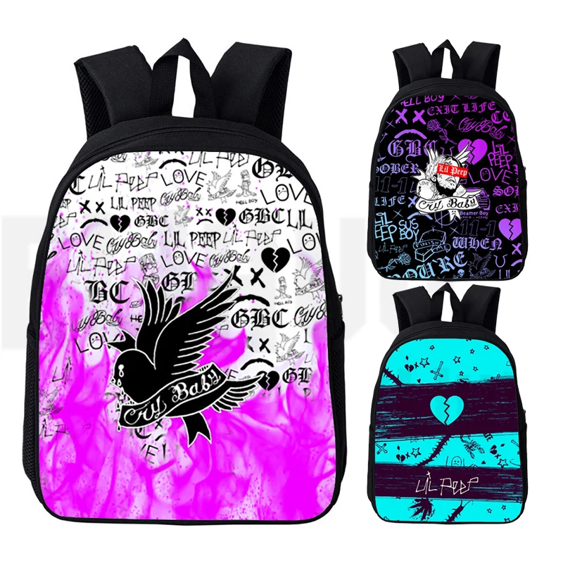 

Lil Peep Printed Backpack Men Women Harajuku School Backpacks Laptop Backpack for Boys Girls Popular Lover Popular Travel Bag