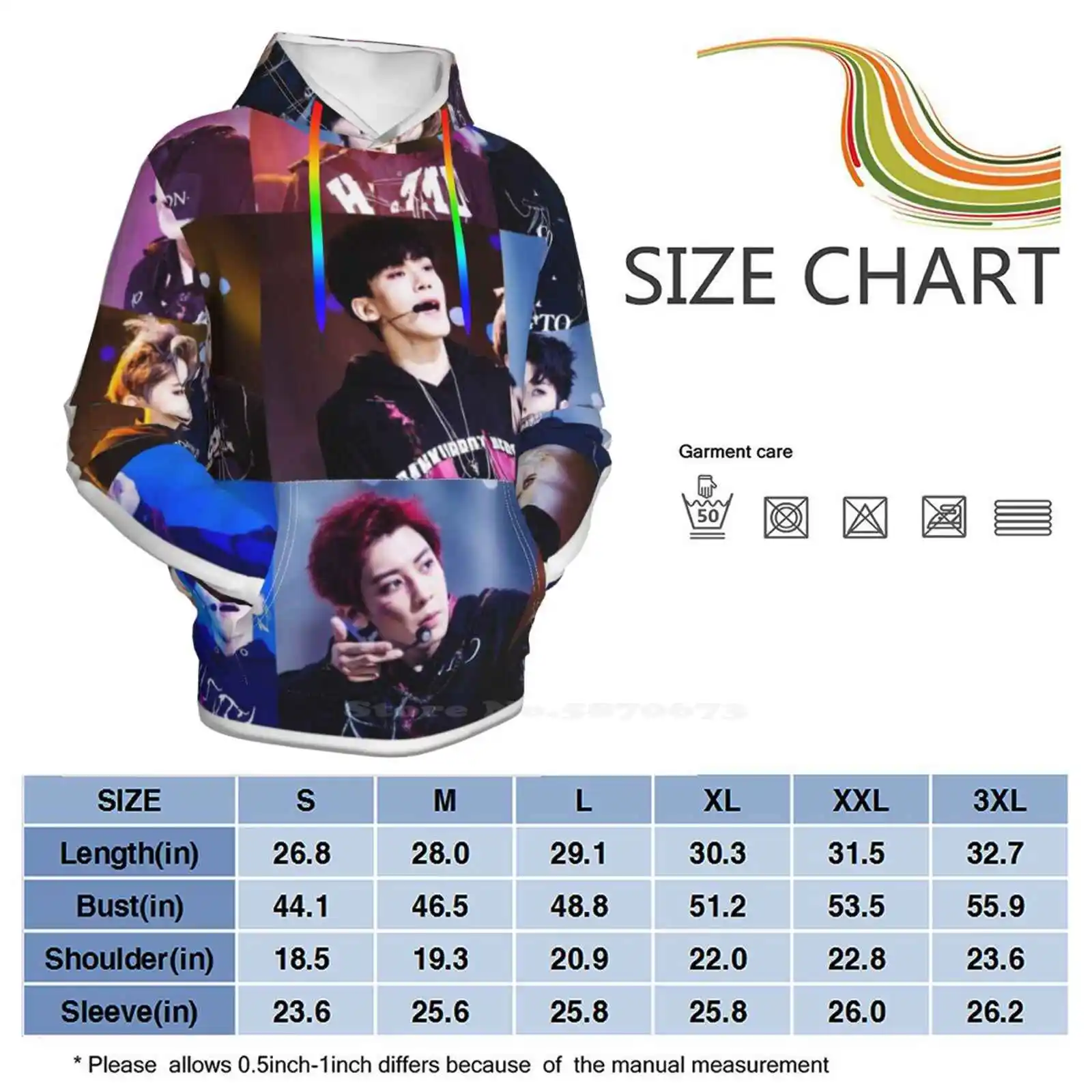 Exo Monster 3D Sweatshirt Men/Women Hoodie Autumn Winter Coat Exol Xiumin Suho Lay Baekhyun Chen Chanyeol Do Kai | Мужская одежда
