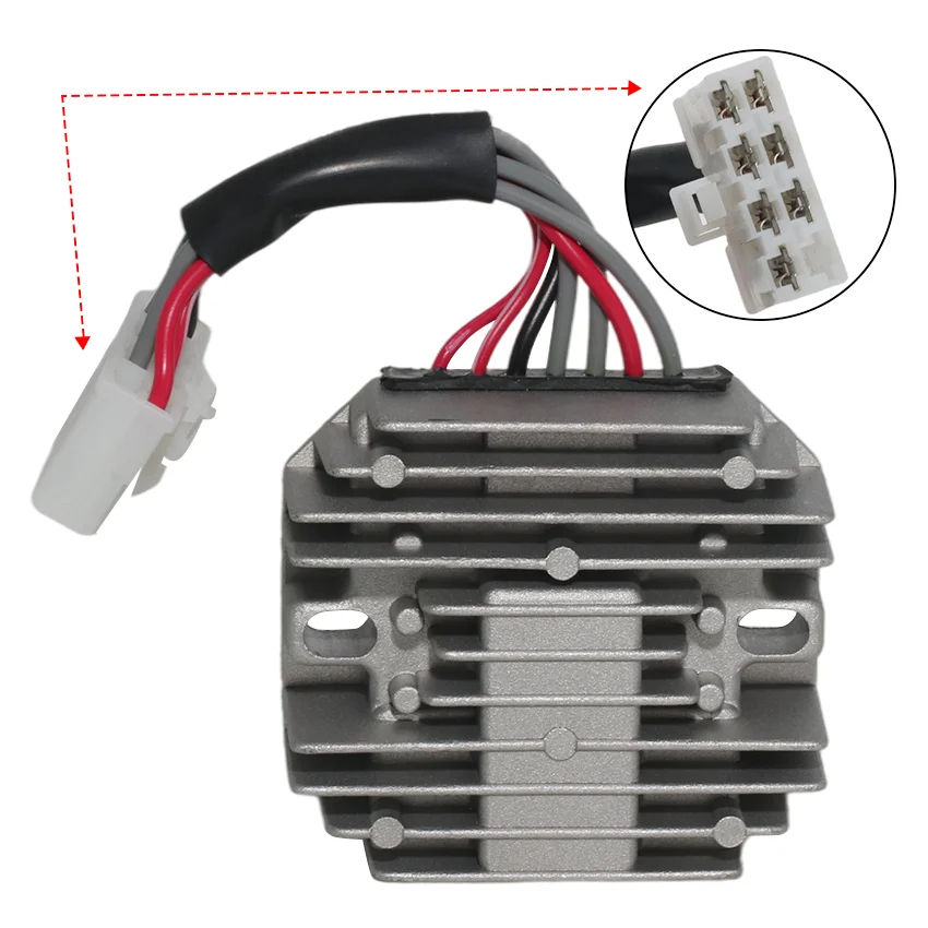 

Motorcycle Voltage Regulator Rectifier For Piaggio Ape Calessino City 200 2013 2014 2015 2016 2017 2018 2019 OEM：1D00671R Moto