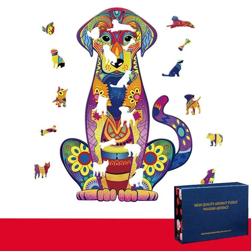 Уникальные деревянные 3d-головоломки в виде животных пазлы-панды с затруднением