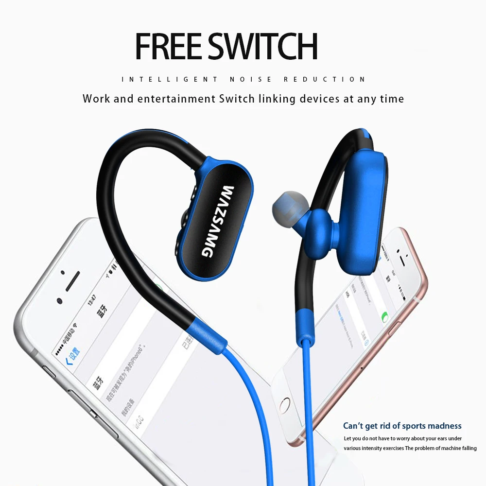 Bluetooth-гарнитура R10 Водонепроницаемая беспроводная с микрофоном | Электроника