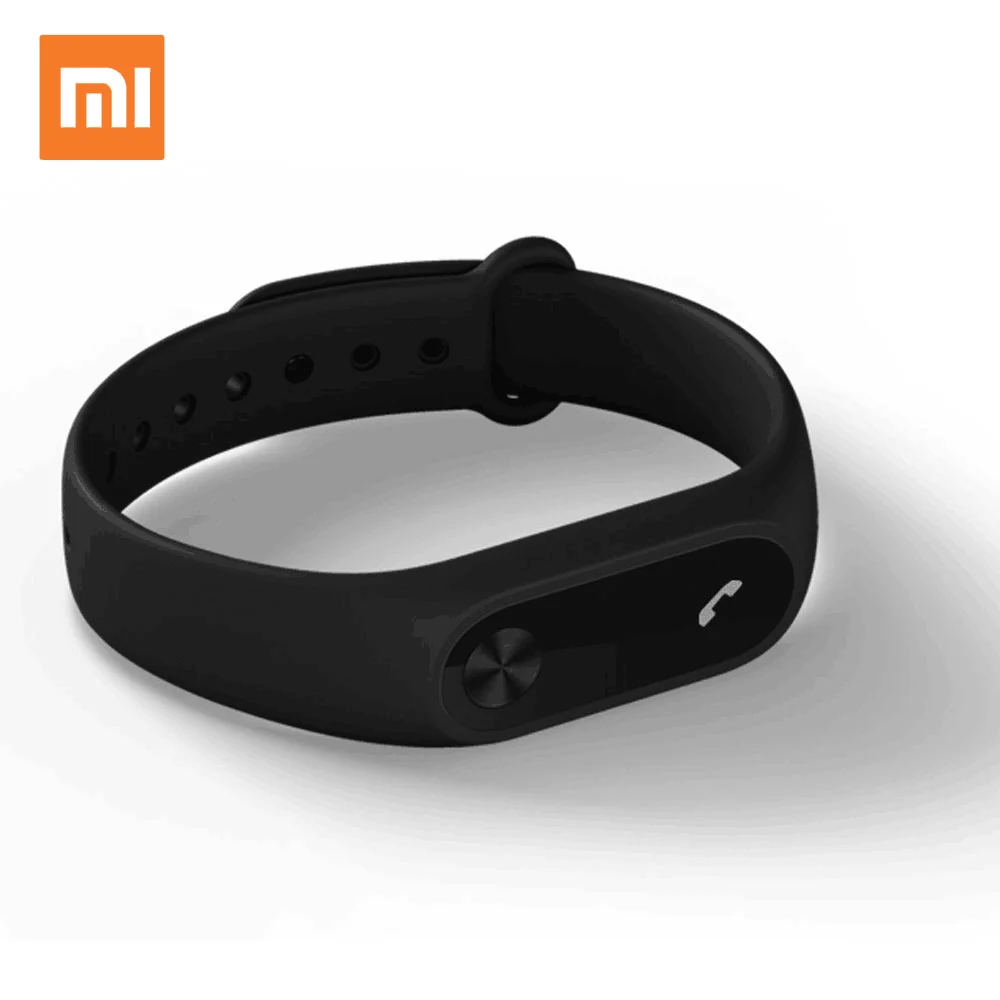 Смарт браслет Xiaomi Mi Band 2 Miband с пульсометром для Android iOS сенсорная панель OLED