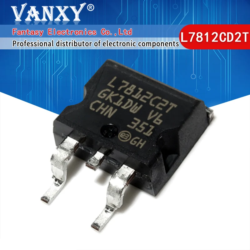 Трехконтактный регулятор L7812CD2T TO-263 L7812 7812 TO263 L7812C2T 12 в SMD новый оригинальный 10 шт. |