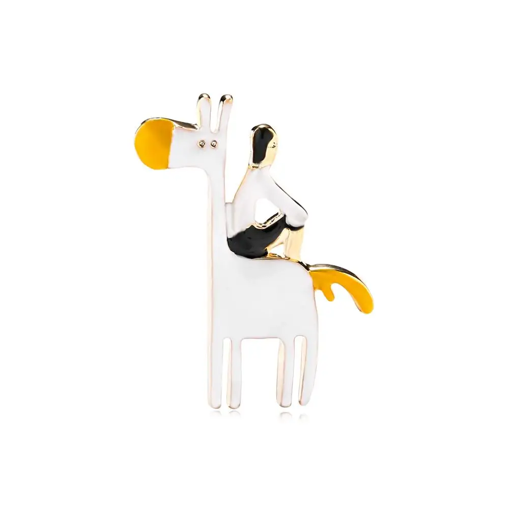 3 шт./партия модные эмалированные броши в виде животных 2019 женская мужская