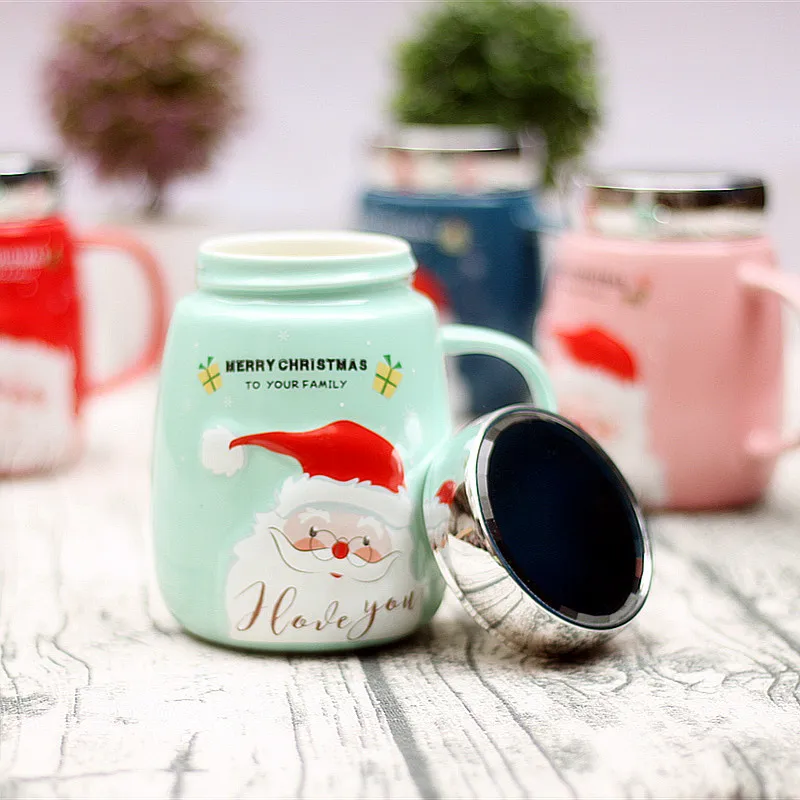 420 мл Рождественский подарок чашки и кружки в форме шариковой ручки кружка для питья черная чайная чашка Рождественский подарок для семьи