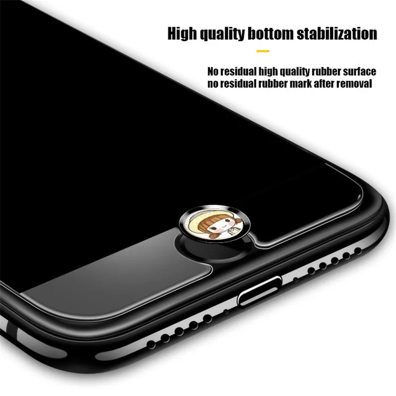 Милый мультфильм Touch ID Home кнопка наклейка для iPhone 5 5S SE 6 6S 6 Plus 7 8 Plus Ipad air 2 Идентификация отпечатков пальцев стикер
