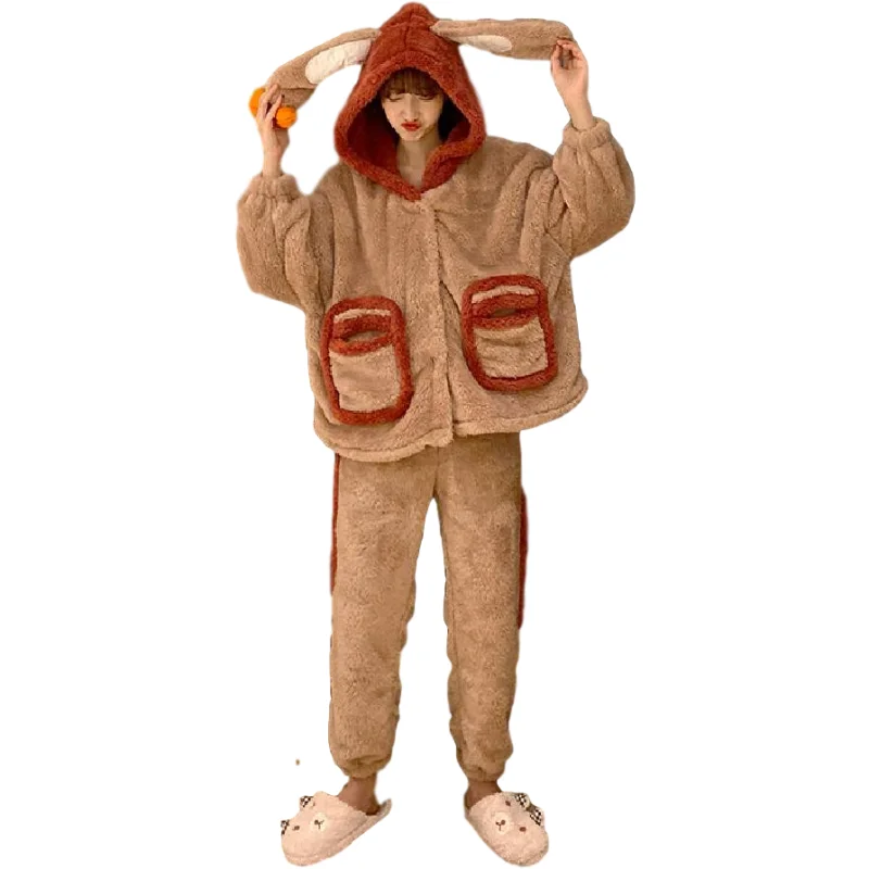 

New Summer thin Pajamas Sets Women Sleepwear Homes Clothing Cotton Pajama Home Wear Womens Pyjamas Set Spring Pants Nightwear