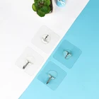 1510 шт., прозрачные настенные крючки на присоске