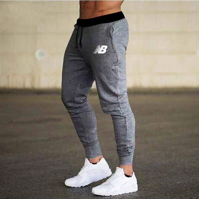 

New Jogging Pants Men Sport Sweatpants Running Pants GYM Pants Men Joggers Cotton Trackpants Slim Fit Pants Bodybuilding Trouser