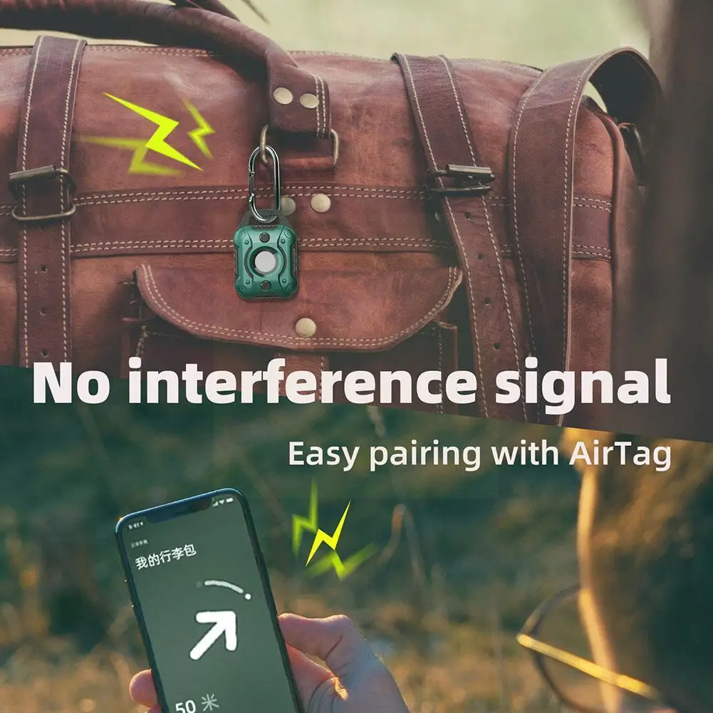 

Защитный чехол с защитой от потери, полная защита от падения для Airtag Case Shell S4R5