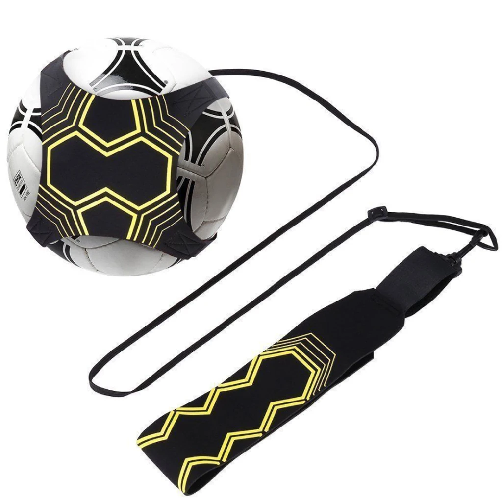 

Football Kick Trainer Skills Solo Soccer Training Aid W Adjustable Waistband
